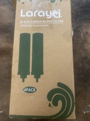 Larayci Water Filter Replacement FOR Berkey BB9-2 Black Carbon 4 pack