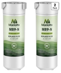 2-pack Marriotto MR9-N Refrigerator Water Filter for GE XWFE / XWF Built-in CHIP