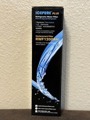 Icepure Plus Water Filter Replacement RWF1200AH and RWFS1200AH Refrigerator