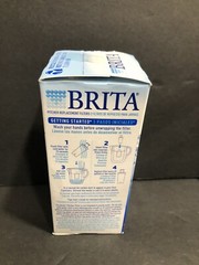 1 NIB BRITA STANDARD REPLACEMENT FILTER 2 MONTHS (40 GALLONS) WATER