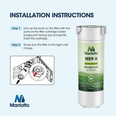 MARRIOTTO Water Filter Compatible with XWFE Builtin CHIP, Replacement for GE …