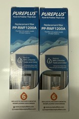 Two PUREPLUS PP-RWF1200A Refrigerator Water Filters Samsung Replacement NEW