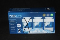Pureline Model: PL-100-S Refrigerator Water Filter; New Sealed, Set of 2