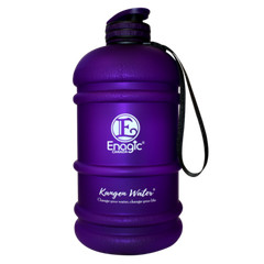 Enagic Kangen Leveluk Sports Water Bottle Half Gallon Silk Screened Purple NEW