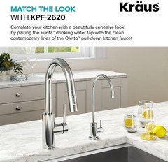 Purita Rust-Resistant Filter Faucet in Chrome
