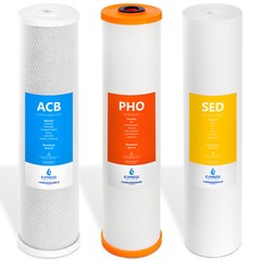 Whole House Replacement Water Filter Set Carbon CTO Phosphate Sediment 5 um