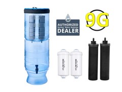 Berkey Light Water Filter w/ 2 Black Berkey Elements & 2 Berkey Fluoride – NEW