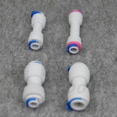 1/4″ 3/8″ Push Fit Fittings Straight Connector For RO Unit Fridge Water Filters