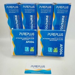 4pk Pureplus RWF4700AC Refrigerator Water Filters & 2x – 3pk AF004 Air Filters