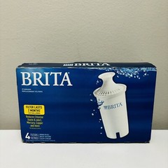 Brita Standard Replacement Filters For Brita Water Pitchers – 4 Pack New/Sealed