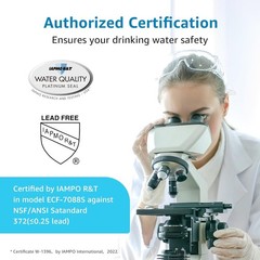 AQUA CREST Fluoride Water Filter, fits Gravity Filtration System