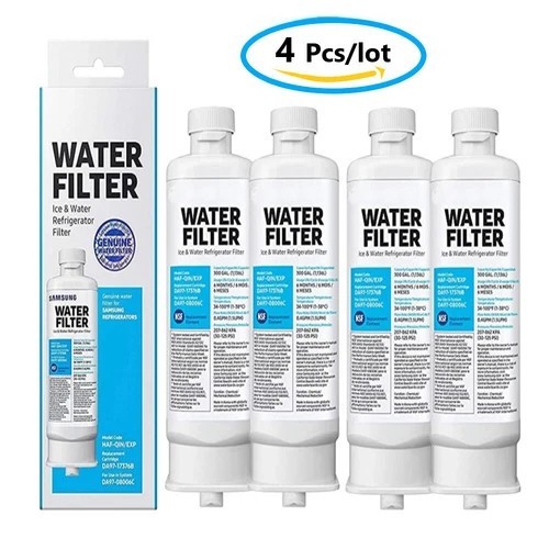 4 PACK For Samsung DA97-17376B HAF-QIN/EXP REFRIGERATOR Water Filter DA97-08006C
