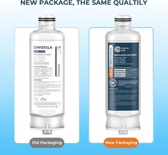 Crystala Filters Replacement for DA97-17376B Water Filter, NSF 42 Compatible wit