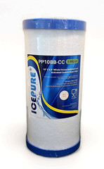 PP10BB-CC 10″ x 4.5″ Whole House Water Filter 5 Micron Carbon Sediment