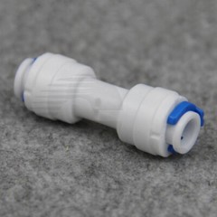 1/4″ 3/8″ Push Fit Fittings Straight Connector For RO Unit Fridge Water Filters