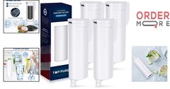Water Filter Replacement for GE Opal 2.0 Ice Maker 4 Pack Carbon Fiber NSF