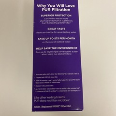 PUR Replacement Water Filter PPF900Z for PUR Pitcher (3 Pack)