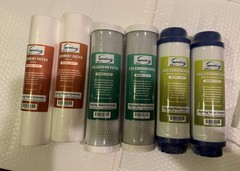 iSpring Lot Water Filter Set-FP15, FG15, FC15 NEW 6 Filters Total