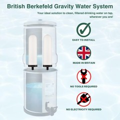 British Berkefeld Doulton Water Filter Element Compatible with Berkey Water Filt