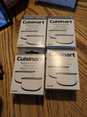 LOT OF 4 Genuine Cuisinart DCC-RWF Replacement Charcoal Water Filters 2 Per Box