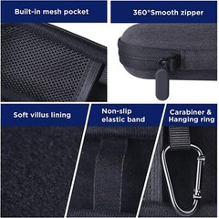 2Pcs Hard Travel Carry Case Cover Compatible with Water Filter Straw 7.8*2.6inch