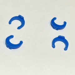 4 Blue 1/4″ C-Clips for Quick-Connect Fittings water filter system tubing RO