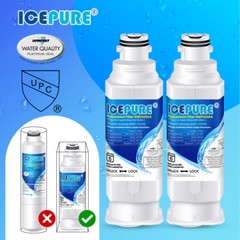 Fit For Samsung DA97-17376B HAF-QIN RF27T5201SR/AA Water Filter 2PACK