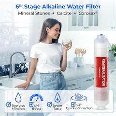 F9K NSF Certified 1-Year Reverse Osmosis Water Filter Alkaline Remineralization