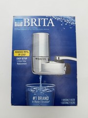 Brita 35618 On Tap Faucet Mount 1 Liter Water Chrome Filter System