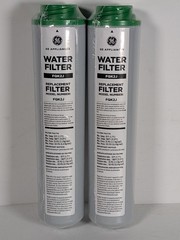GE Under Sink Water Filter Replacement Dual Flow 6 Months (FQK2J) 2 Filters