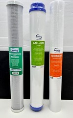iSpring FC25 GTO Carbon FP25 Sediment FG25-KS GAC +KDF Whole House Water Filter