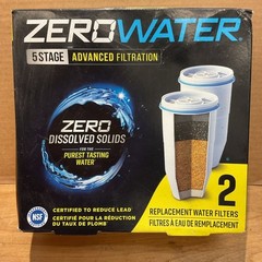 Zero Water 5 Stage Filtration 2 Pack Replacement Water Filters ZRG3-017 SEALED