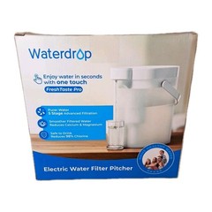 Waterdrop FreshTaste Instant Water Filter Pitcher, Rechargeable Powerful Dispens