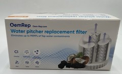 OemRep 2-PACK Replacement Filter EPIC Water Pitcher (150 Gallons)