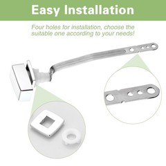 Toilet Handle Replacement For Kohler 85114-CP Side Mount Tank Lever Chrome