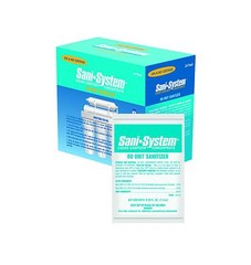 Sani-System Liquid RO Unit Sanitizer 0.25 oz.- Case of 96 Packets