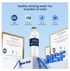 3 PACK GLACIER FRESH GF-1000P-NEW LT1000PC Replacement Refrigerator Water Filter