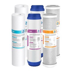 Sediment GAC CTO Carbon Water Filter Cartridges Set for Reverse Osmosis 3-Stage