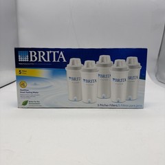 Brita Water Pitcher Advanced Replacement Filters 5 ea, 1, White, 5 Count