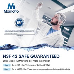 MARRIOTTO Water Filter Compatible with XWFE Builtin CHIP, Replacement for GE …