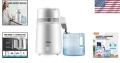 Countertop Distilled Water Machine 1.1 Gallon BPA Free Plastic Container
