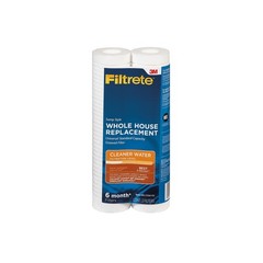 Filtrete Standard Capacity Whole House Grooved Water Filter, 5 Microns, Unive…