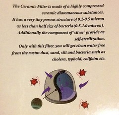Ceramic Dome Filter for Countertop Mineral Water Purifier System