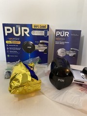 PUR Advanced MaxIon Faucet Water Filter – PFM200V – Black and Chrome