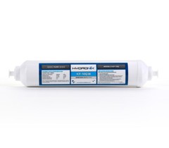 Inline RO Post Fridge Ice Coconut GAC Water Filter 2000 Gal, 3/8″ Quick Connect
