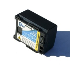 Battery for Canon VIXIA HF S20, BP-808 Digital Camcorder Decoded, 890mAh, 7.4V
