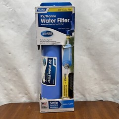 CAMCO 40043 Tastepure Water Filter with Flexible Hose Protector