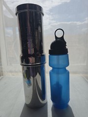 Berkefeld Travel Water Filtration System+1 Filter+1 Berkey Bottle w/filter