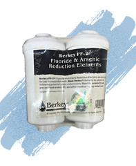 New Authentic 2 Black Berkey® Replacement Filters & 2 PF-2 Fluoride Filters-Seal