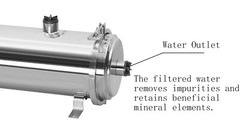 8000L/h Stainless PVDF Ultrafiltration Membrane Filter Water Purifier 1″ NPT